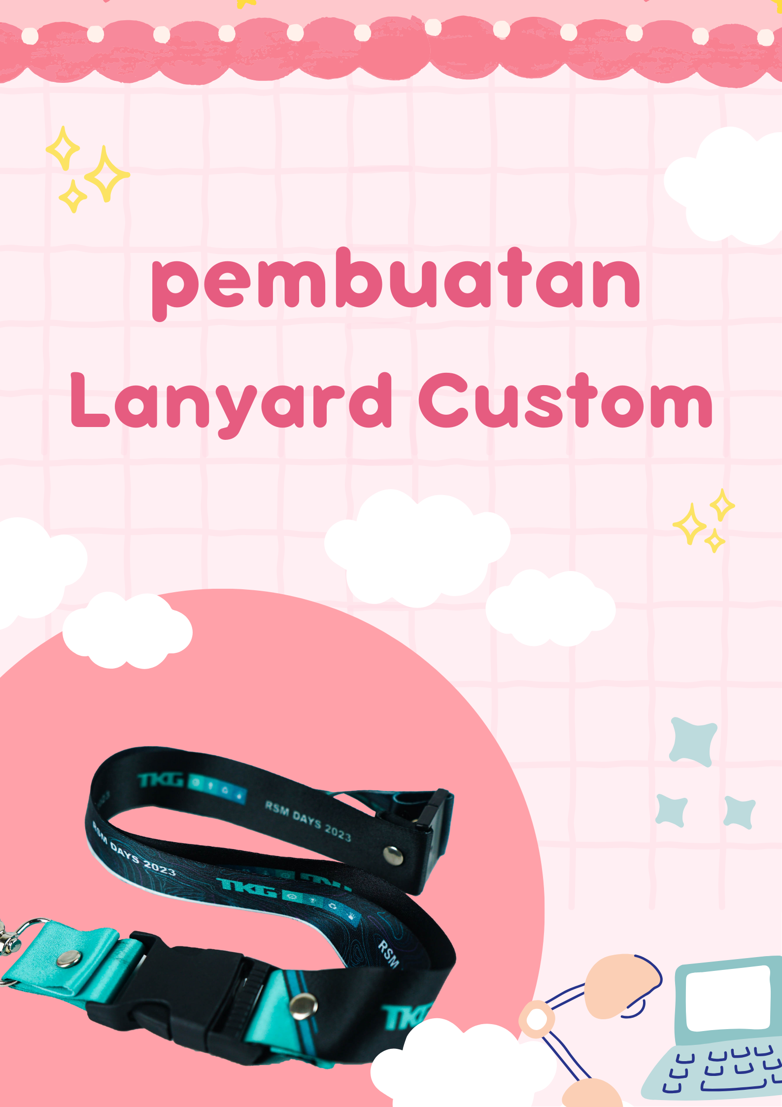 Pembuatan Lanyard Custom di Lampung